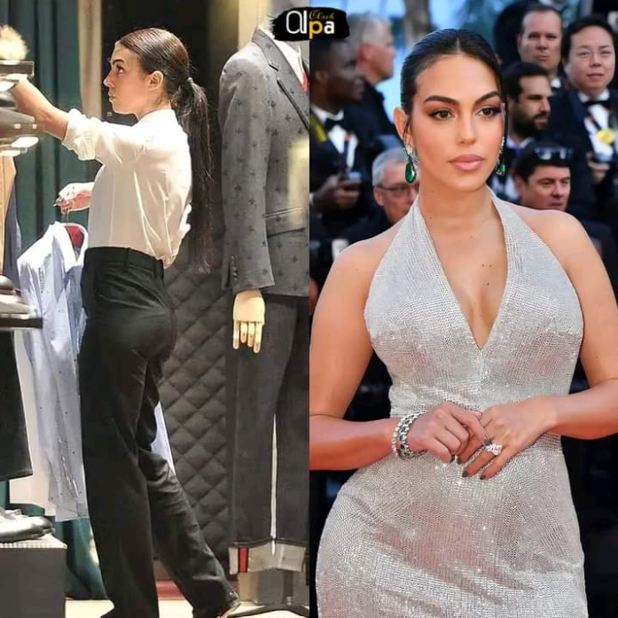 Georgina Rodriguez avant et après